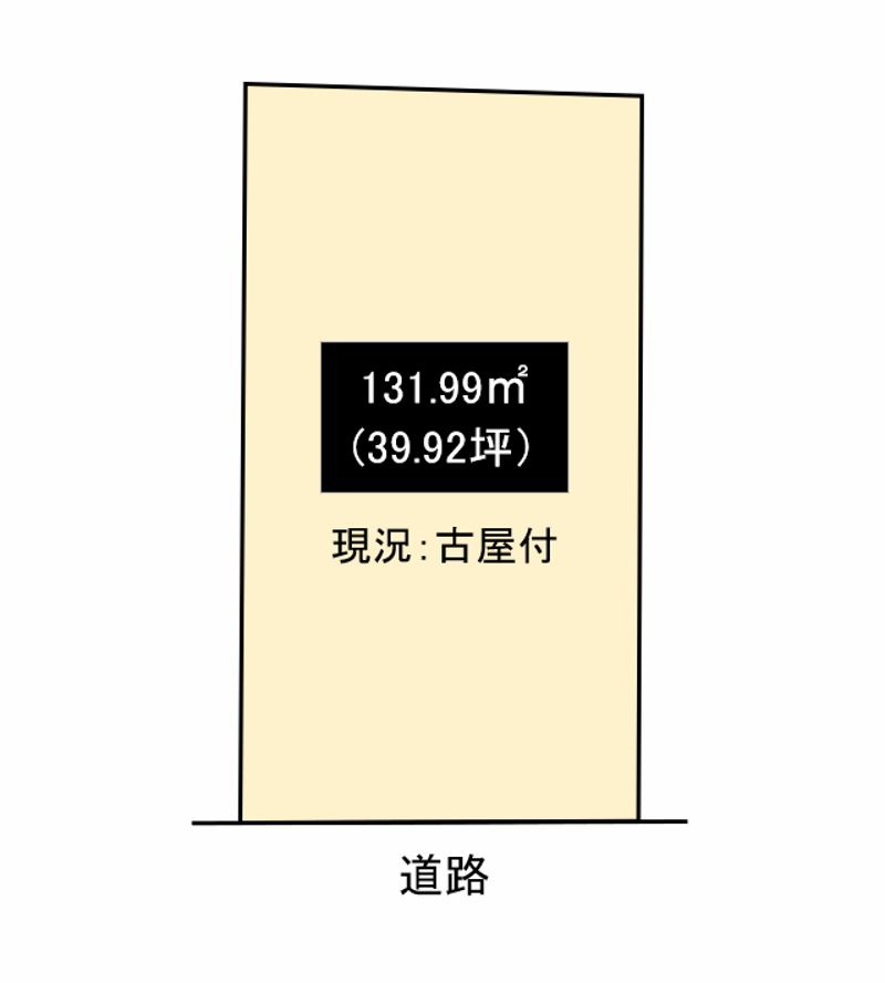 京田辺市田辺平田の土地