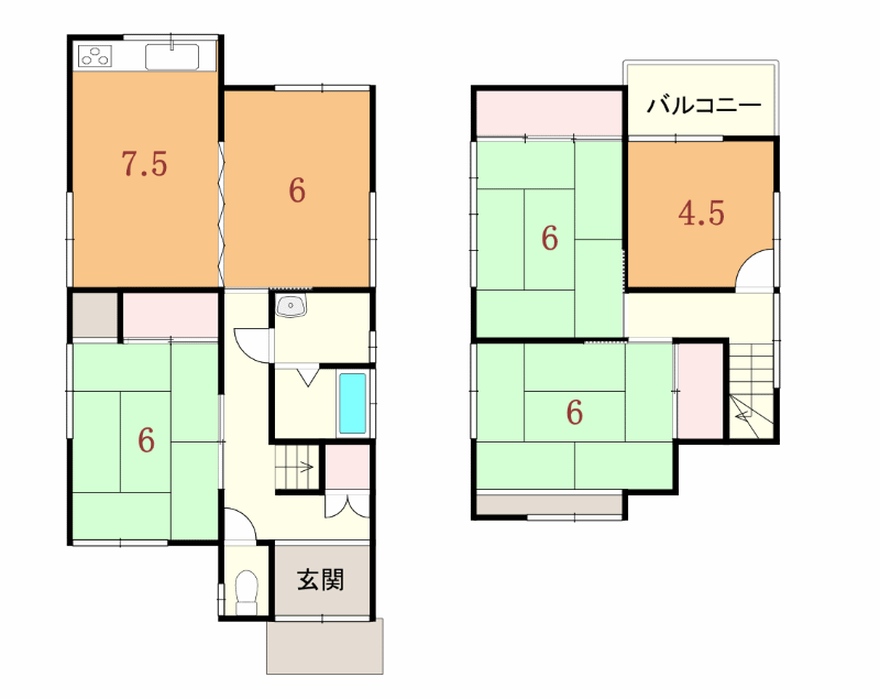 京田辺市興戸南落延の中古一戸建て