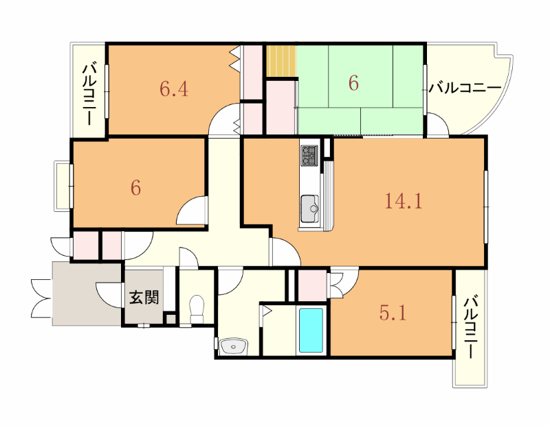 木津かぶと台団地7号棟