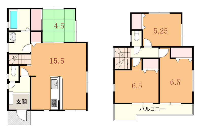 城陽市富野堀口の新築一戸建て