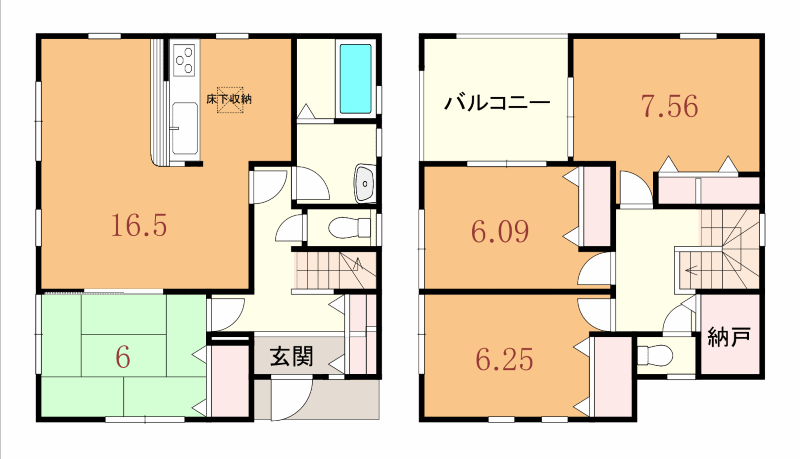 木津川市城山台6丁目の新築一戸建て